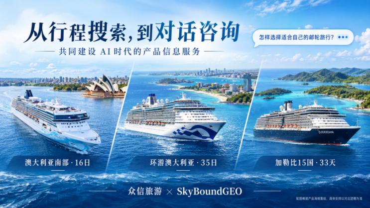 从行程搜索到对话咨询 众信旅游携手Skybound Geo，共建AI时代旅游产品服务新范式